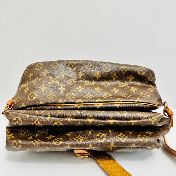 AUTHENTIC LOUIS VUITTON MONOGRAM SAUMUR 35 MADE IN FRANCE AR1924 - Picture 9 of 16